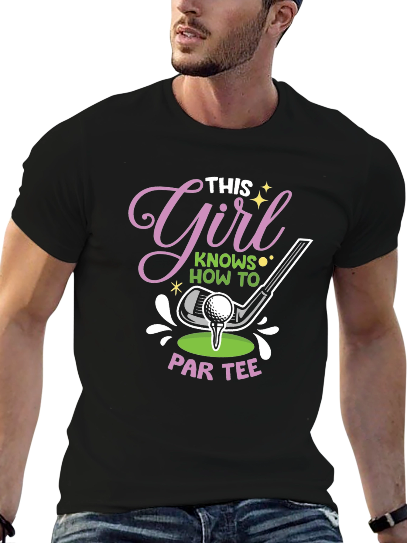 This Girl Knows How To Par Tee Golf T-Shirt