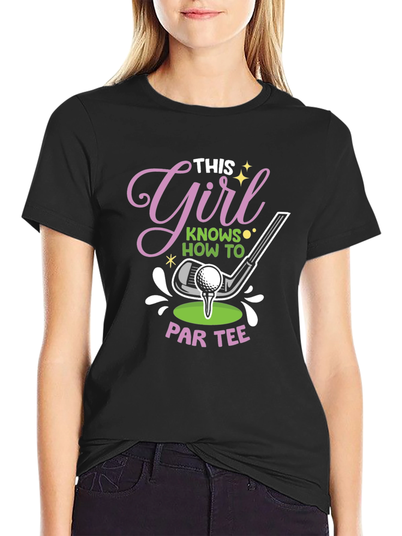 This Girl Knows How To Par Tee Golf T-Shirt