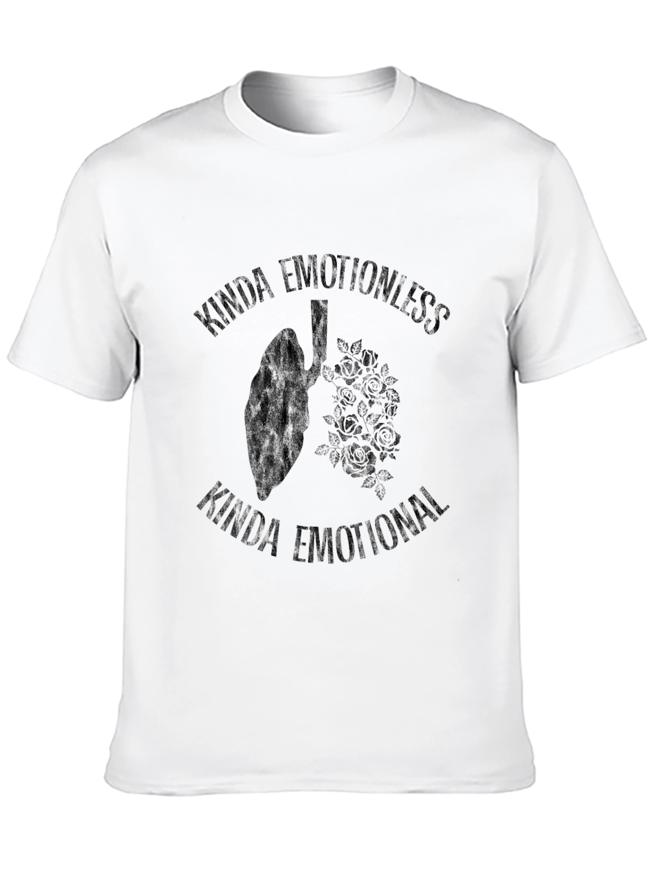 Emotional Lungs Graphic Tee - Black