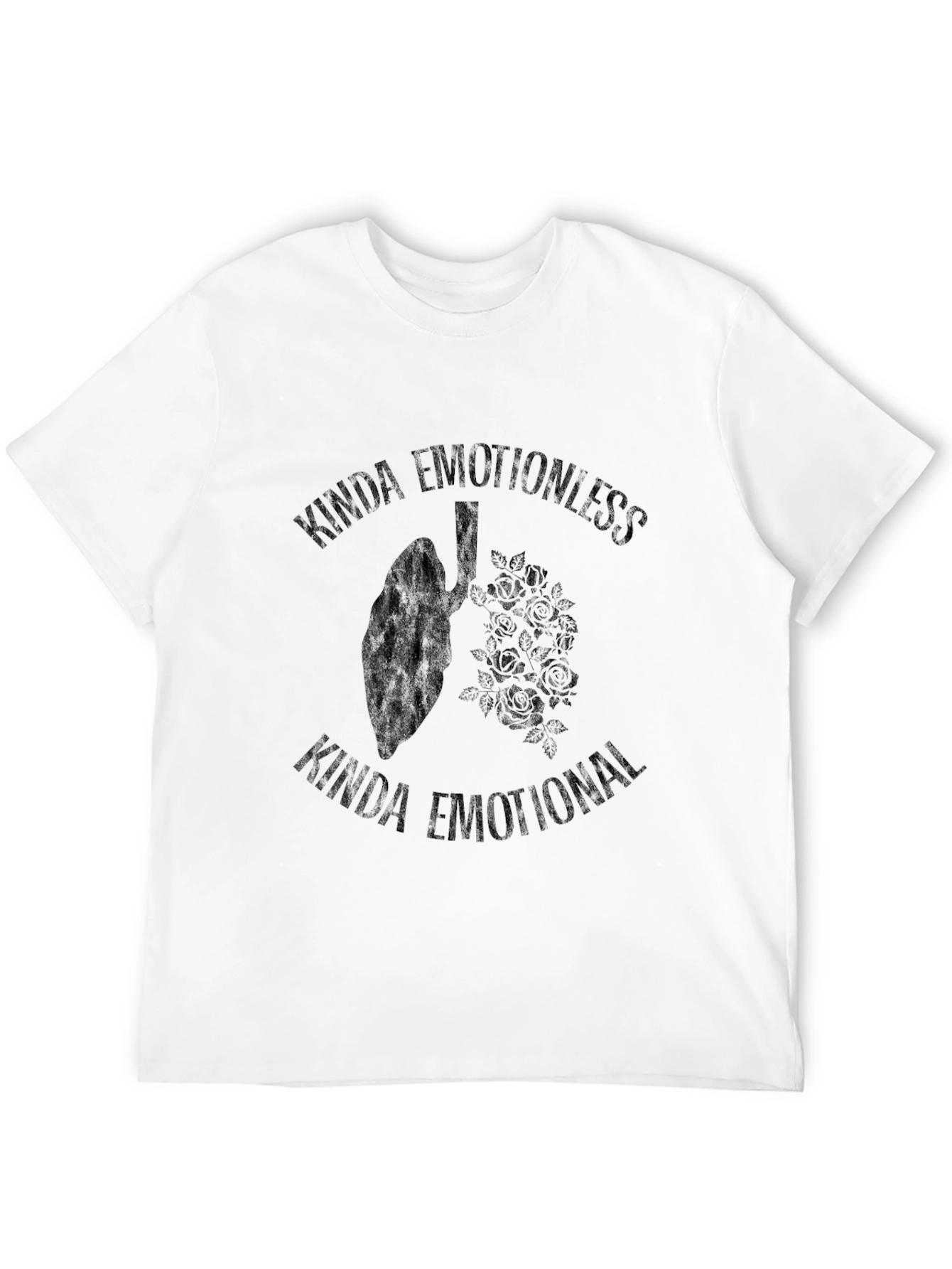 Emotional Lungs Graphic Tee - Black