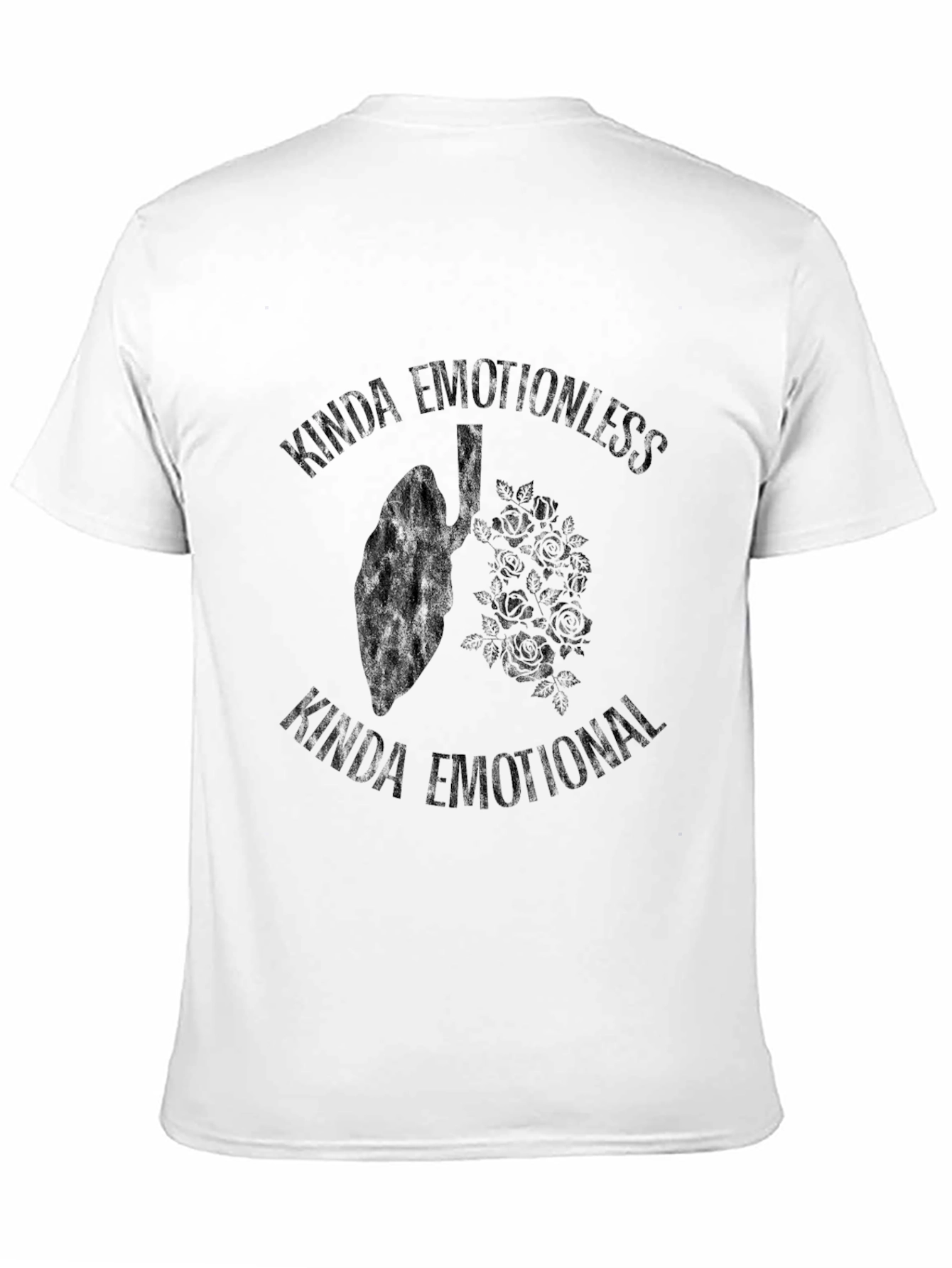 Emotional Lungs Graphic Tee - Black