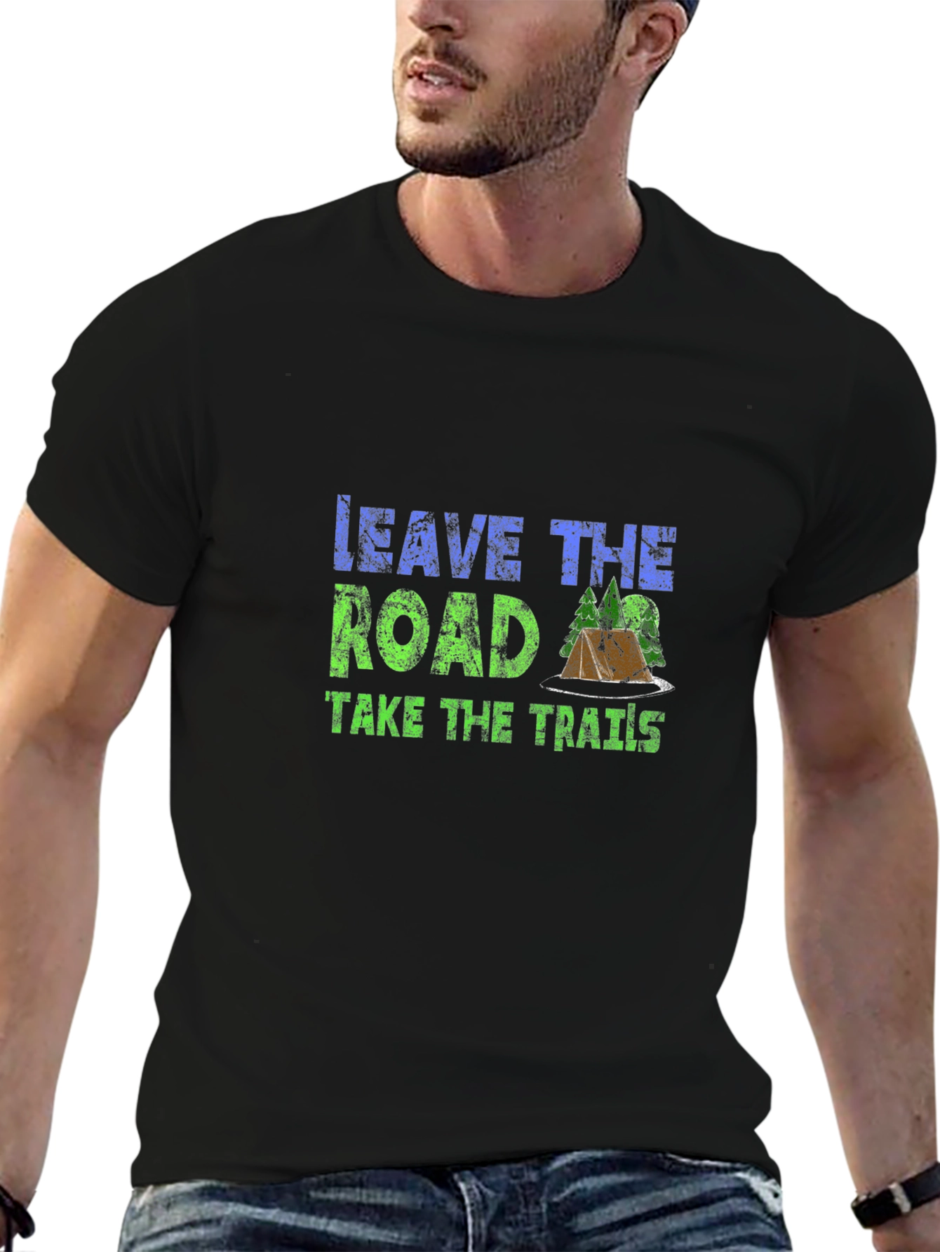 Leave the Road Take the Trails Graphic T-Shirt