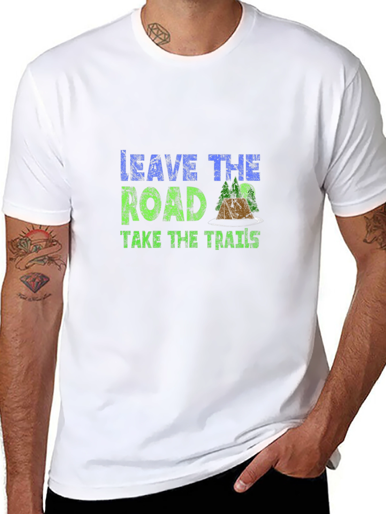 Leave the Road Take the Trails Graphic T-Shirt