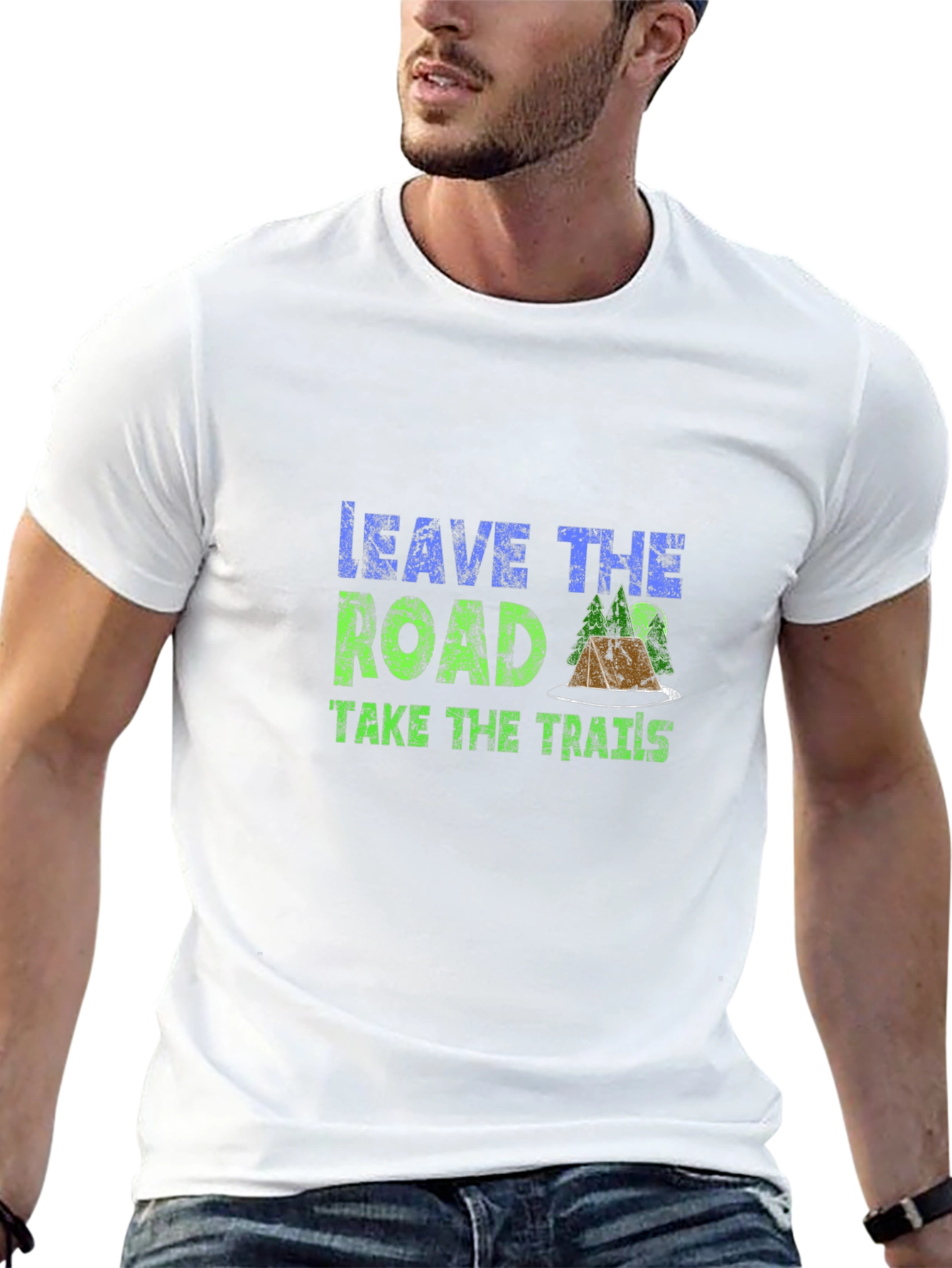 Leave the Road Take the Trails Graphic T-Shirt