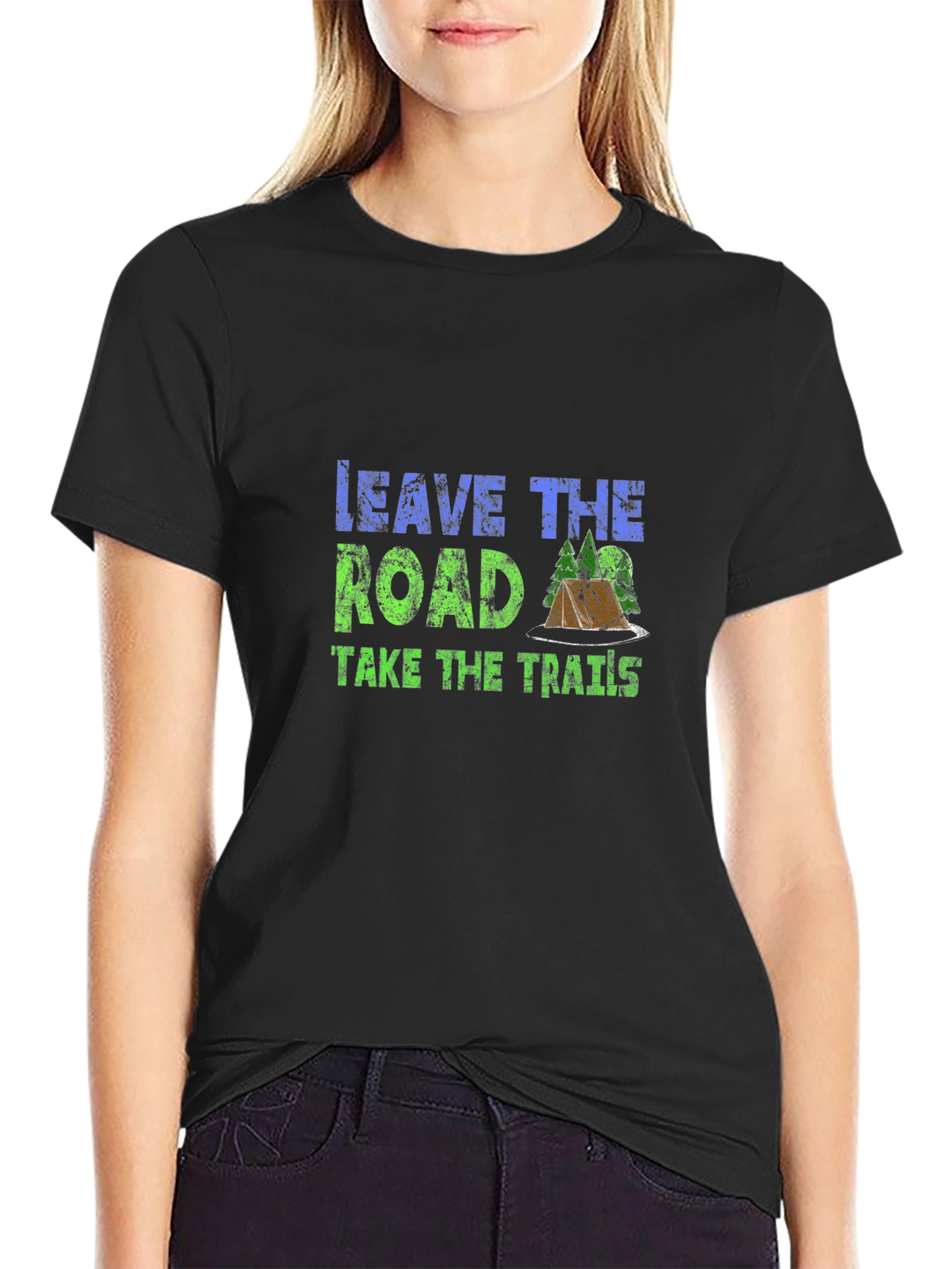 Leave the Road Take the Trails Graphic T-Shirt