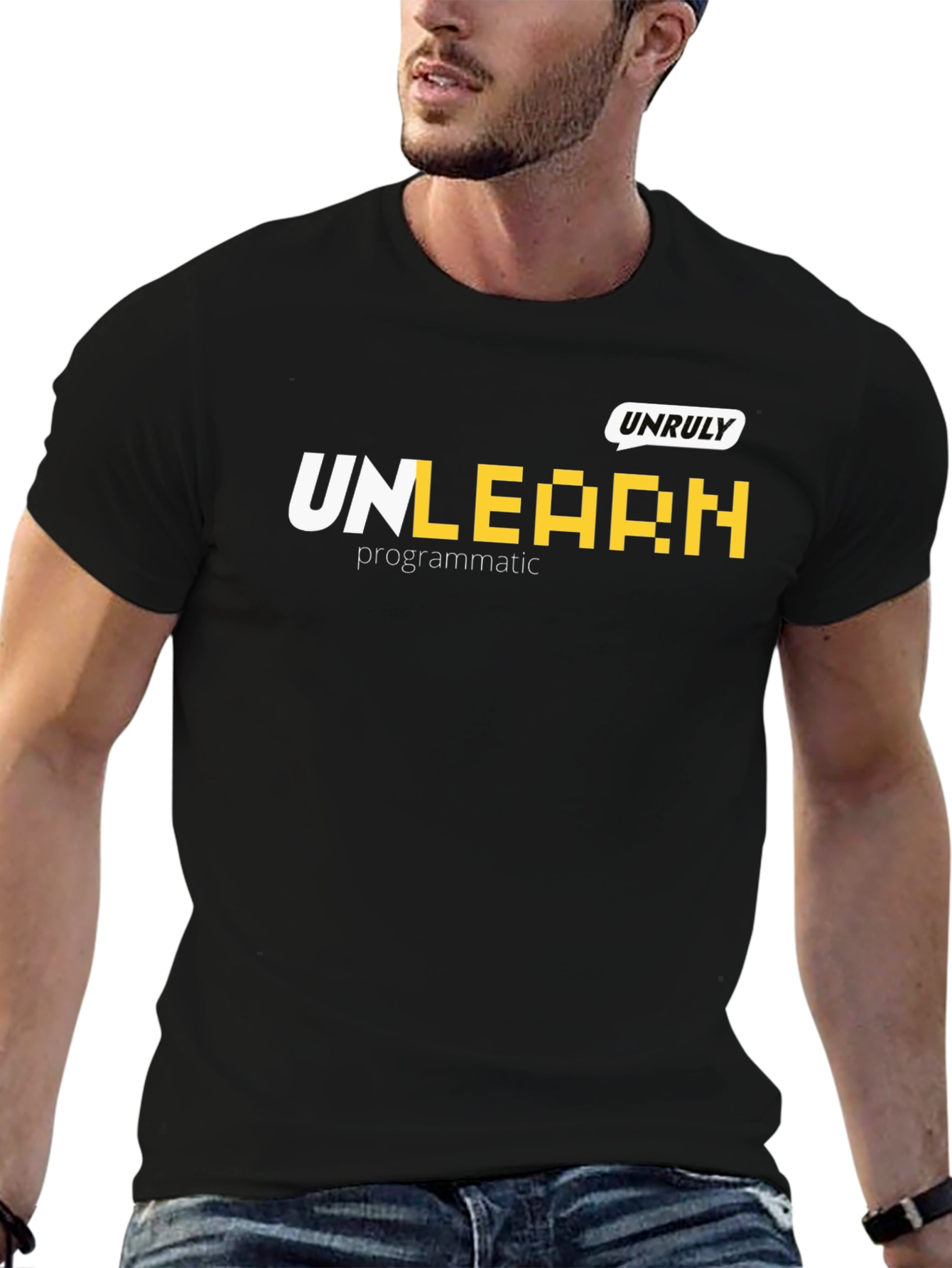 Unlearn Graphic T-Shirt - Black