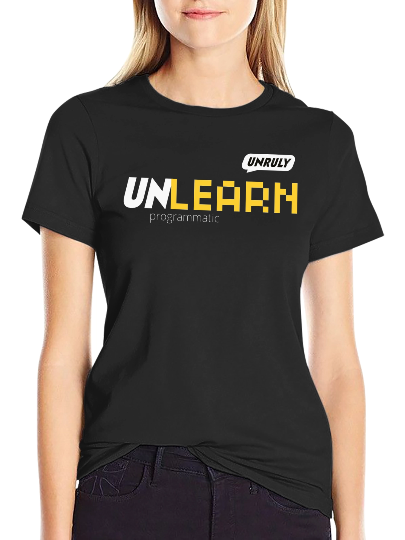 Unlearn Graphic T-Shirt - Black