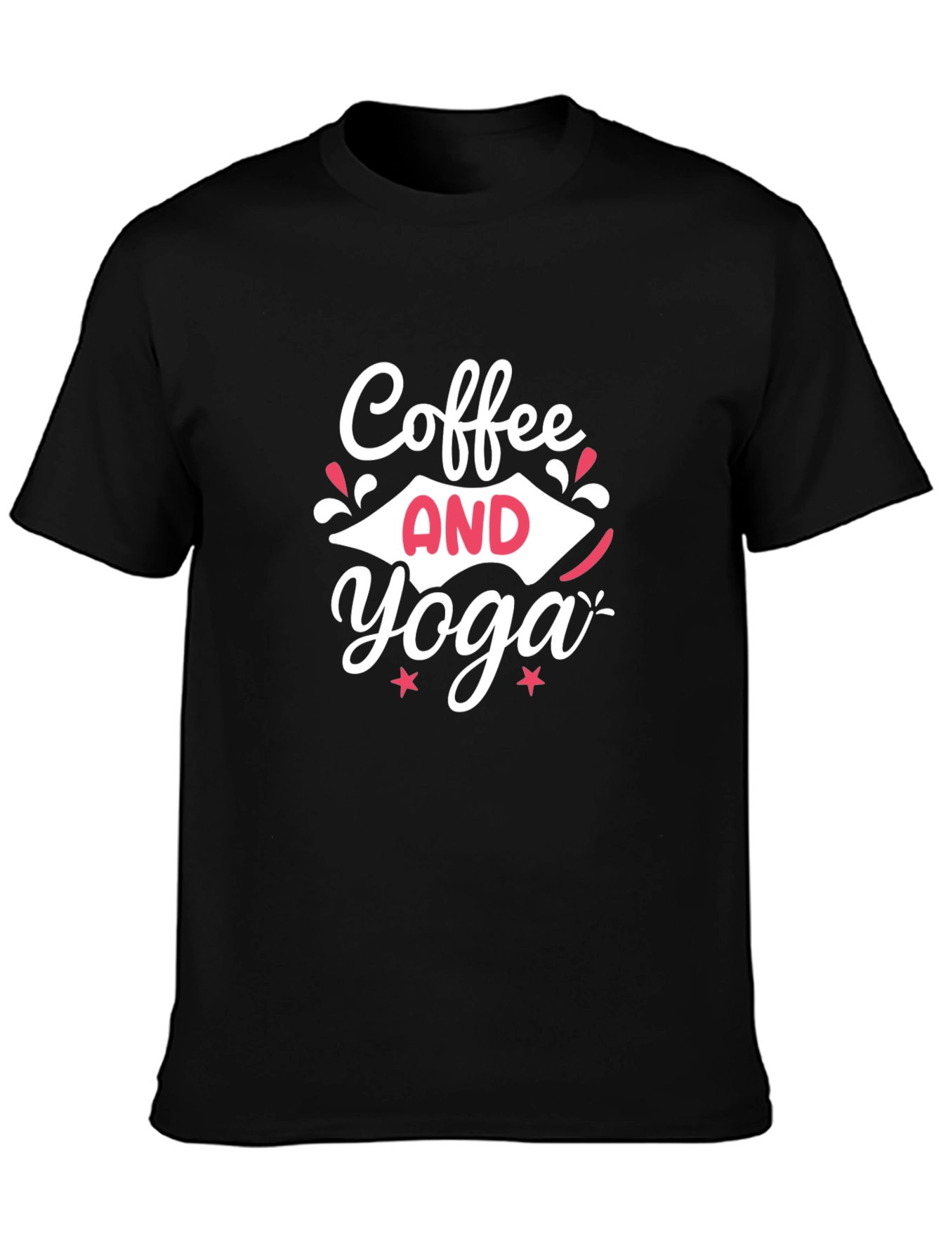Coffee and Yoga Graphic Tee - Relaxed Fit