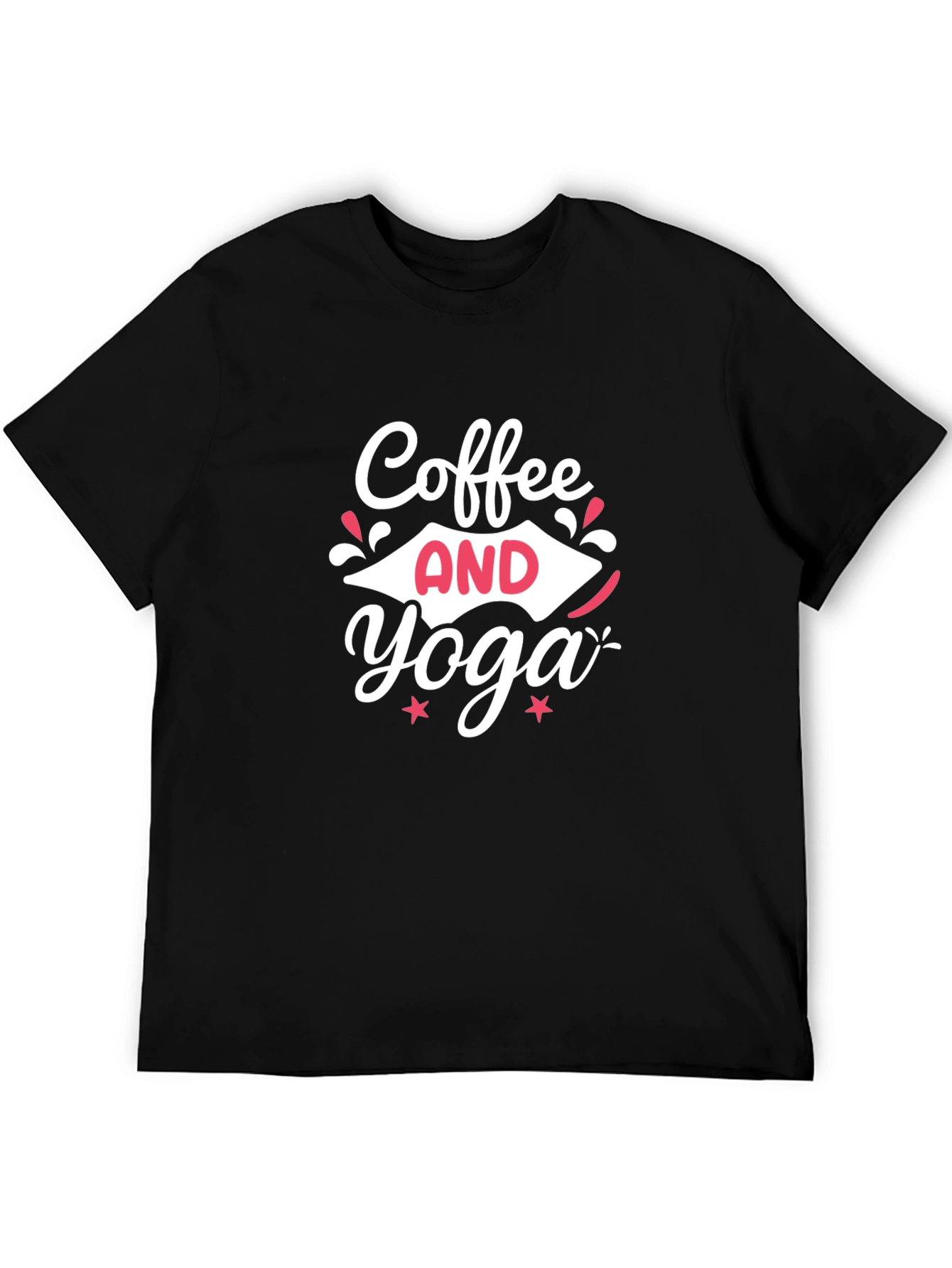 Coffee and Yoga Graphic Tee - Relaxed Fit