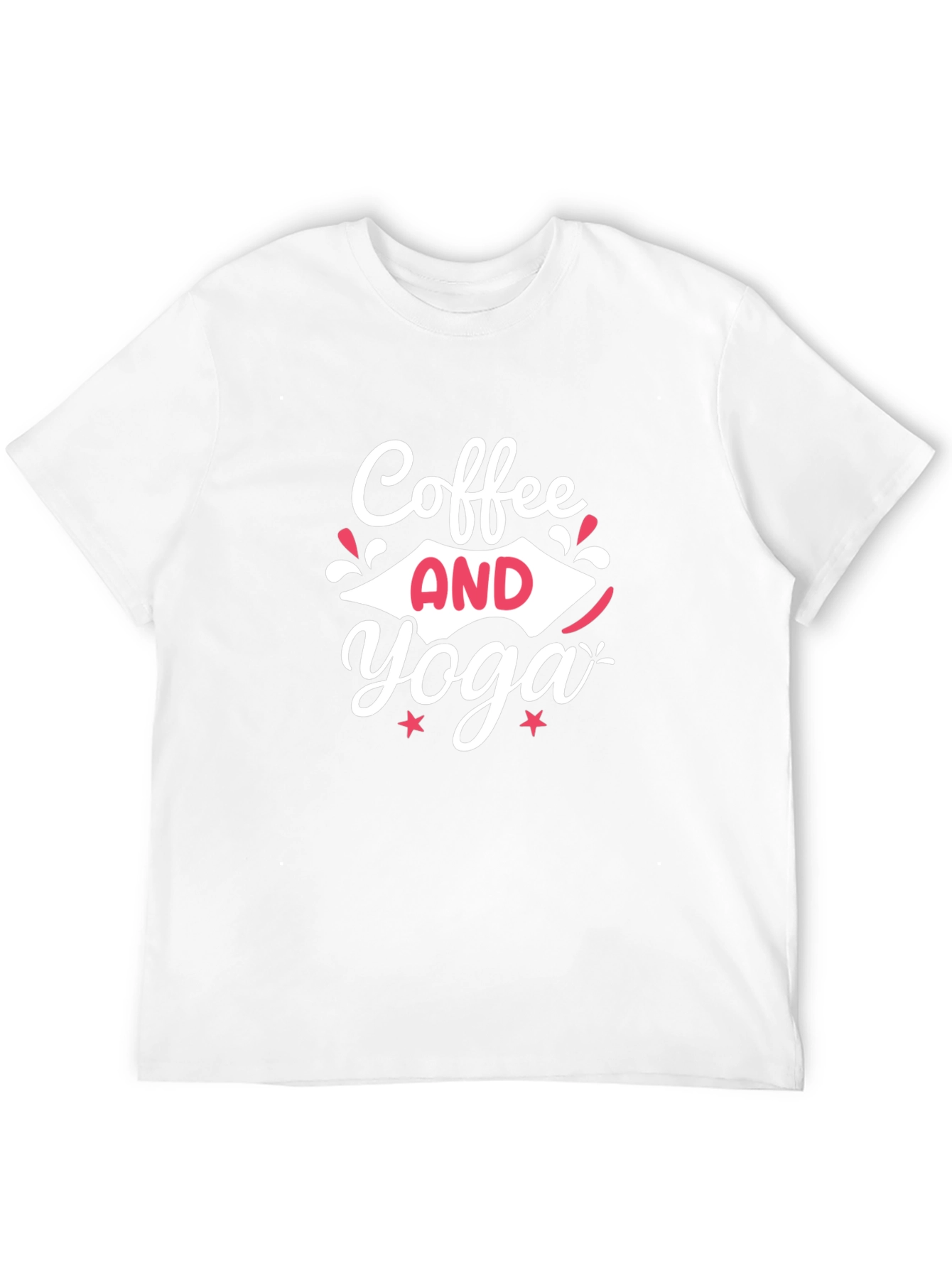 Coffee and Yoga Graphic Tee - Relaxed Fit