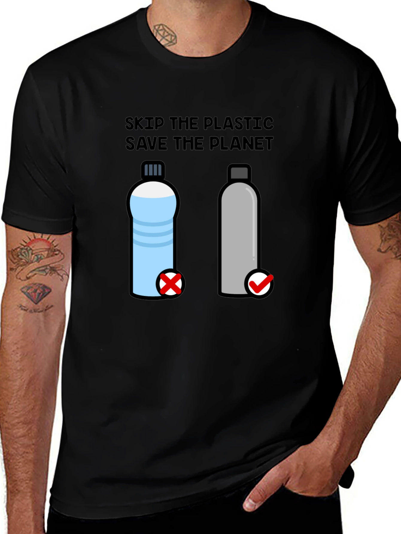 Skip the Plastic Save the Planet Graphic Tee