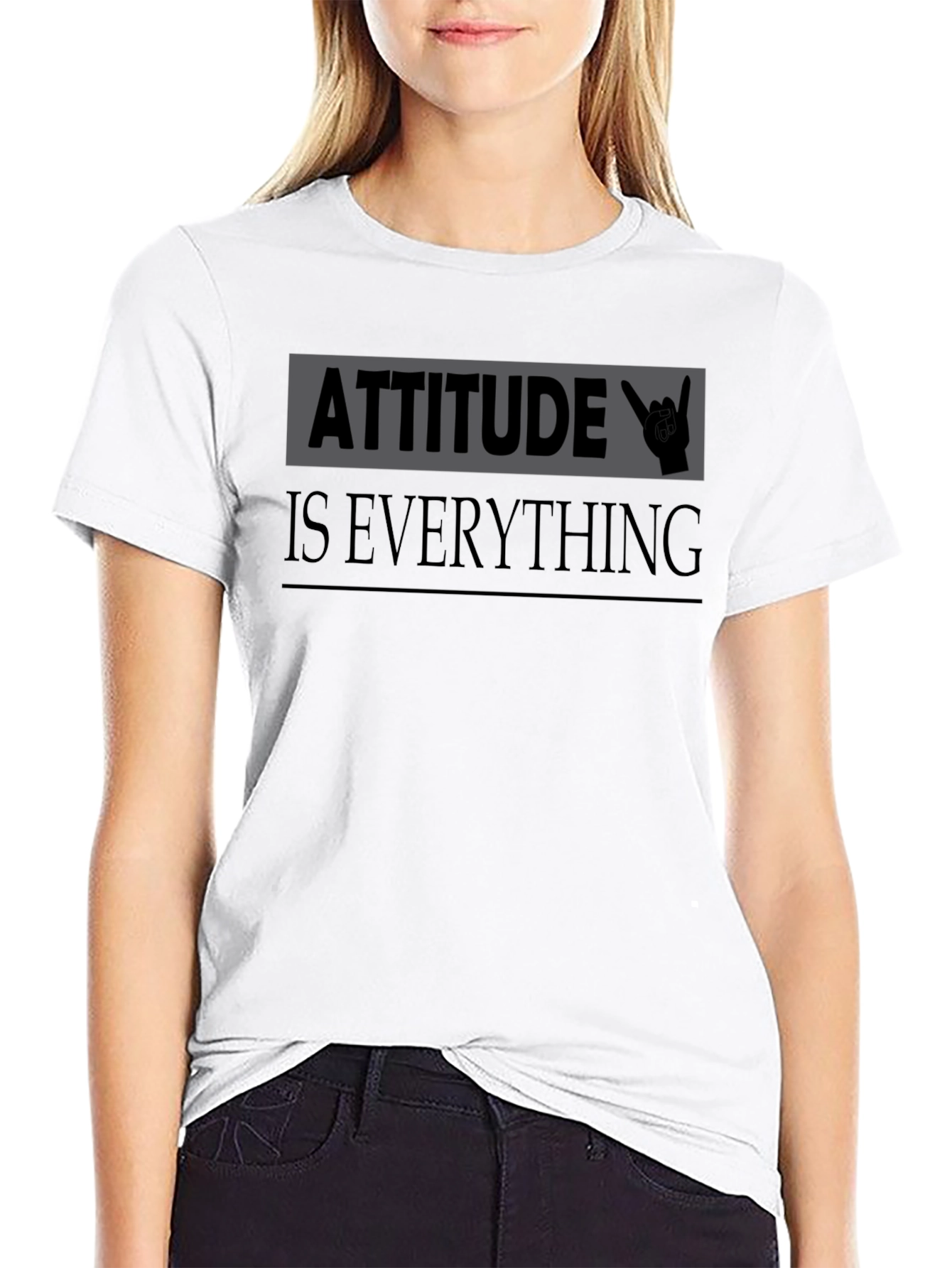 Attitude is Everything Graphic T-Shirt
