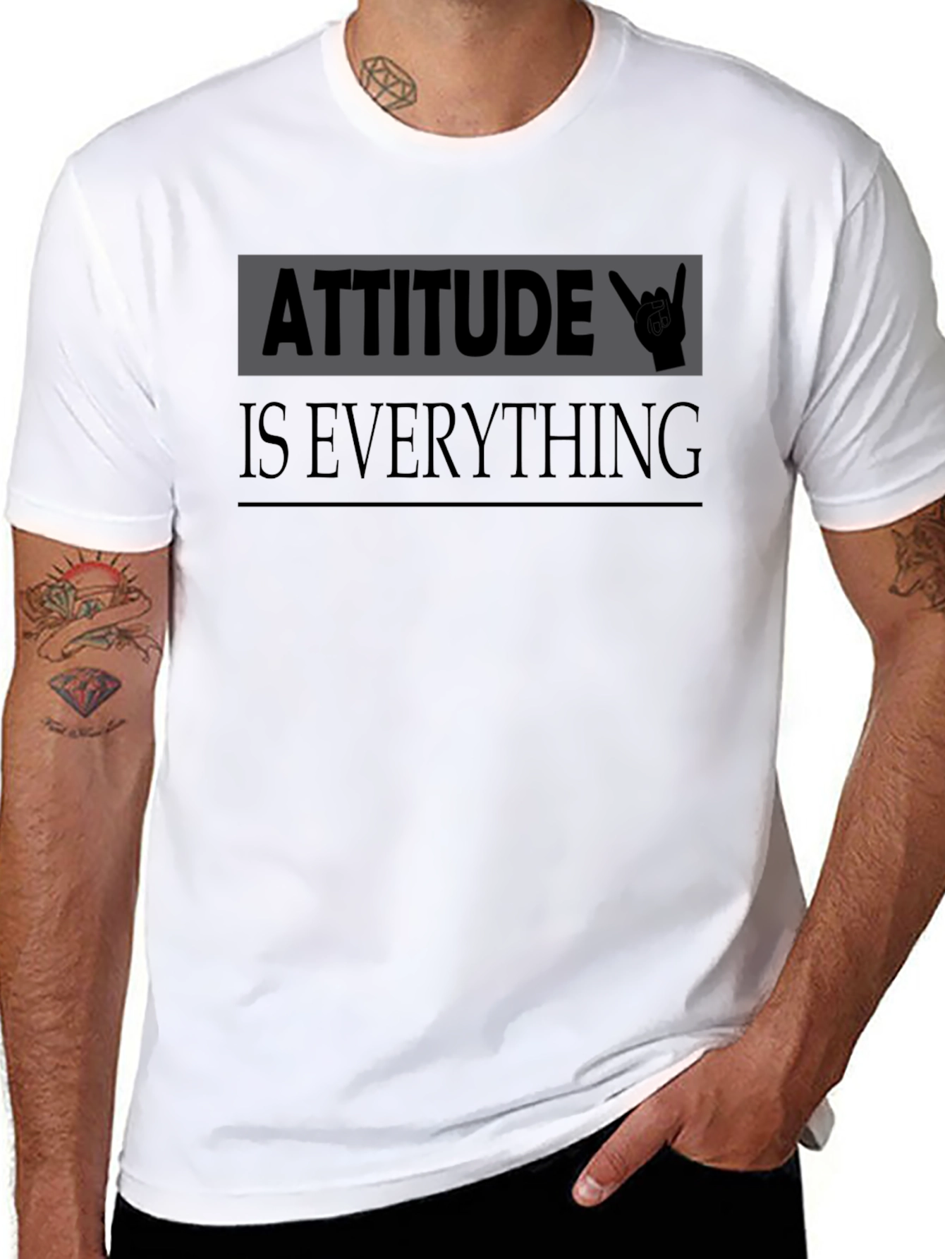 Attitude is Everything Graphic T-Shirt