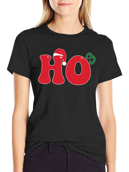 Festive Ho3 Christmas Holiday Graphic T-Shirt