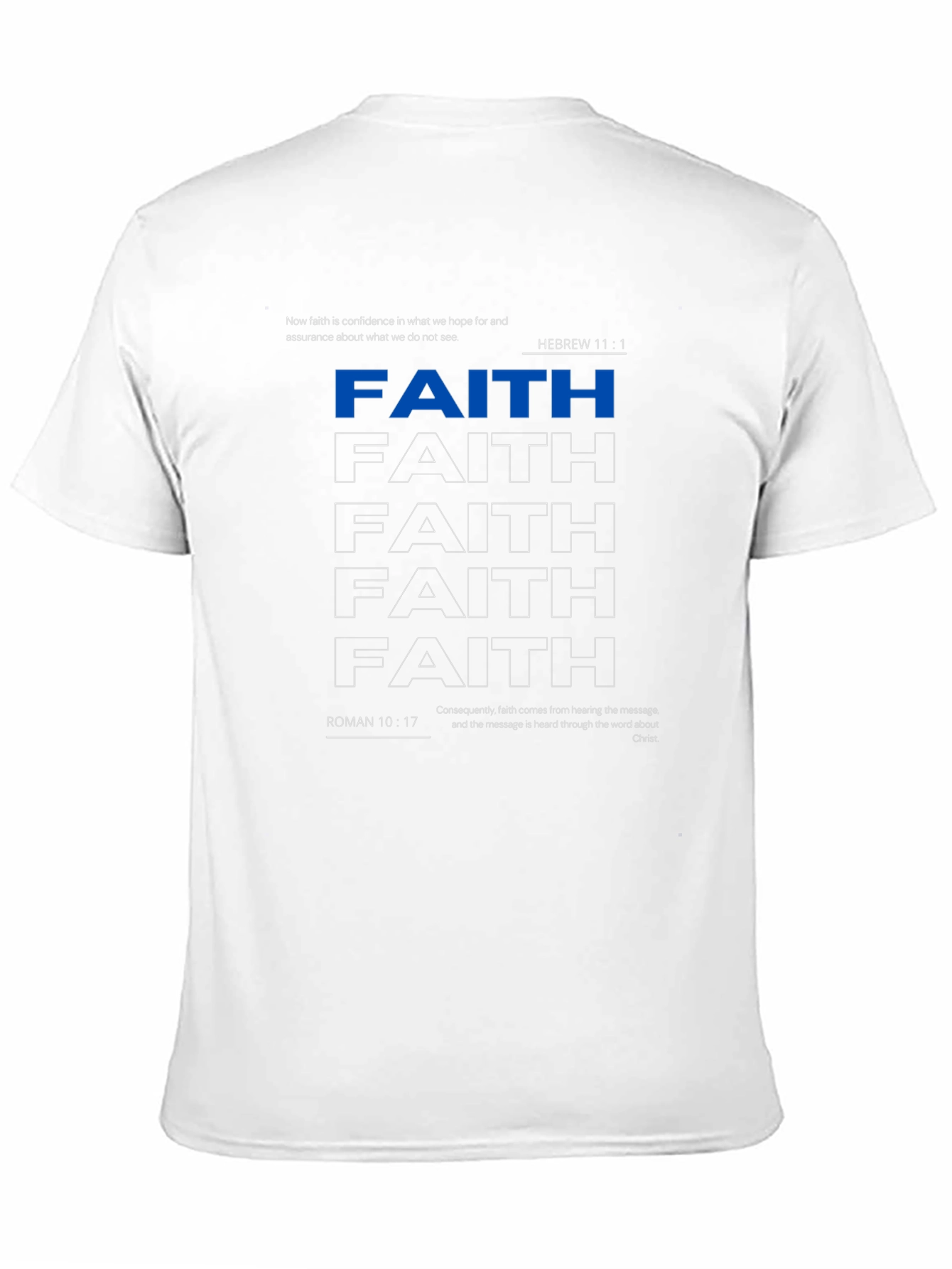 Faith Graphic Tee - Christian Scripture Shirt