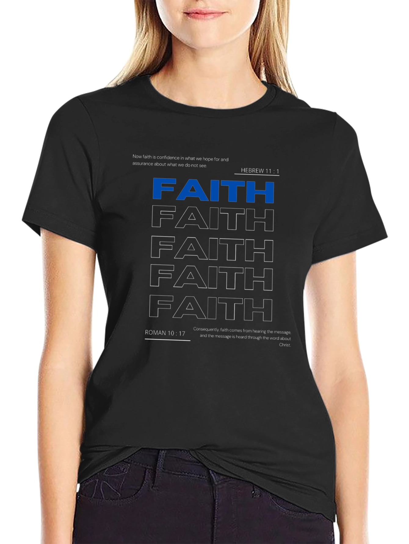 Faith Graphic Tee - Christian Scripture Shirt
