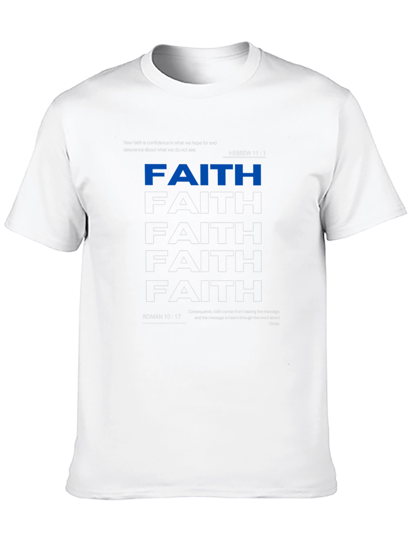 Faith Graphic Tee - Christian Scripture Shirt