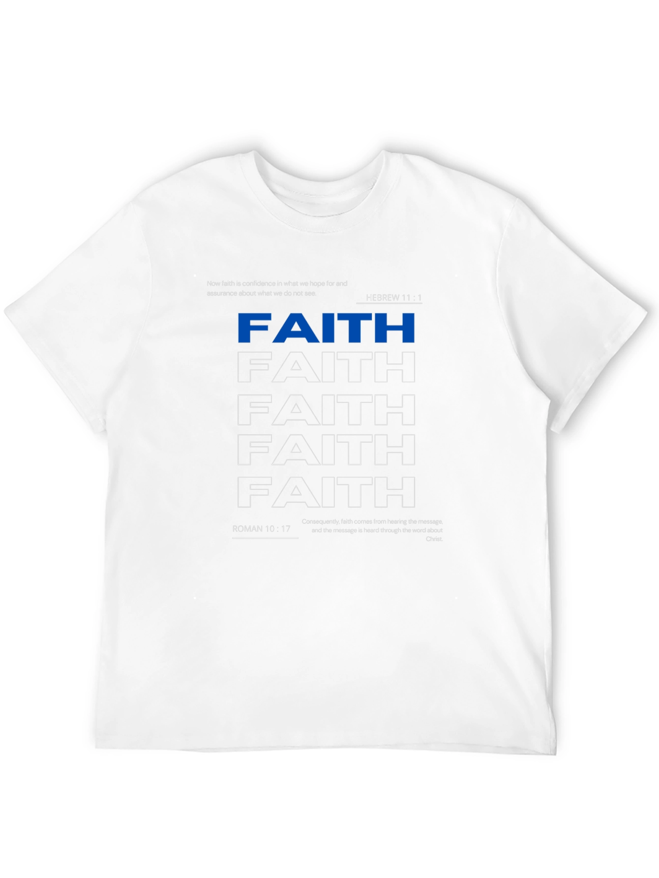 Faith Graphic Tee - Christian Scripture Shirt