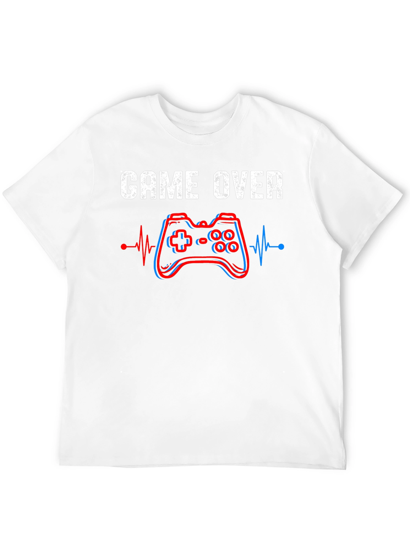Game Over Controller Heartbeat T-Shirt