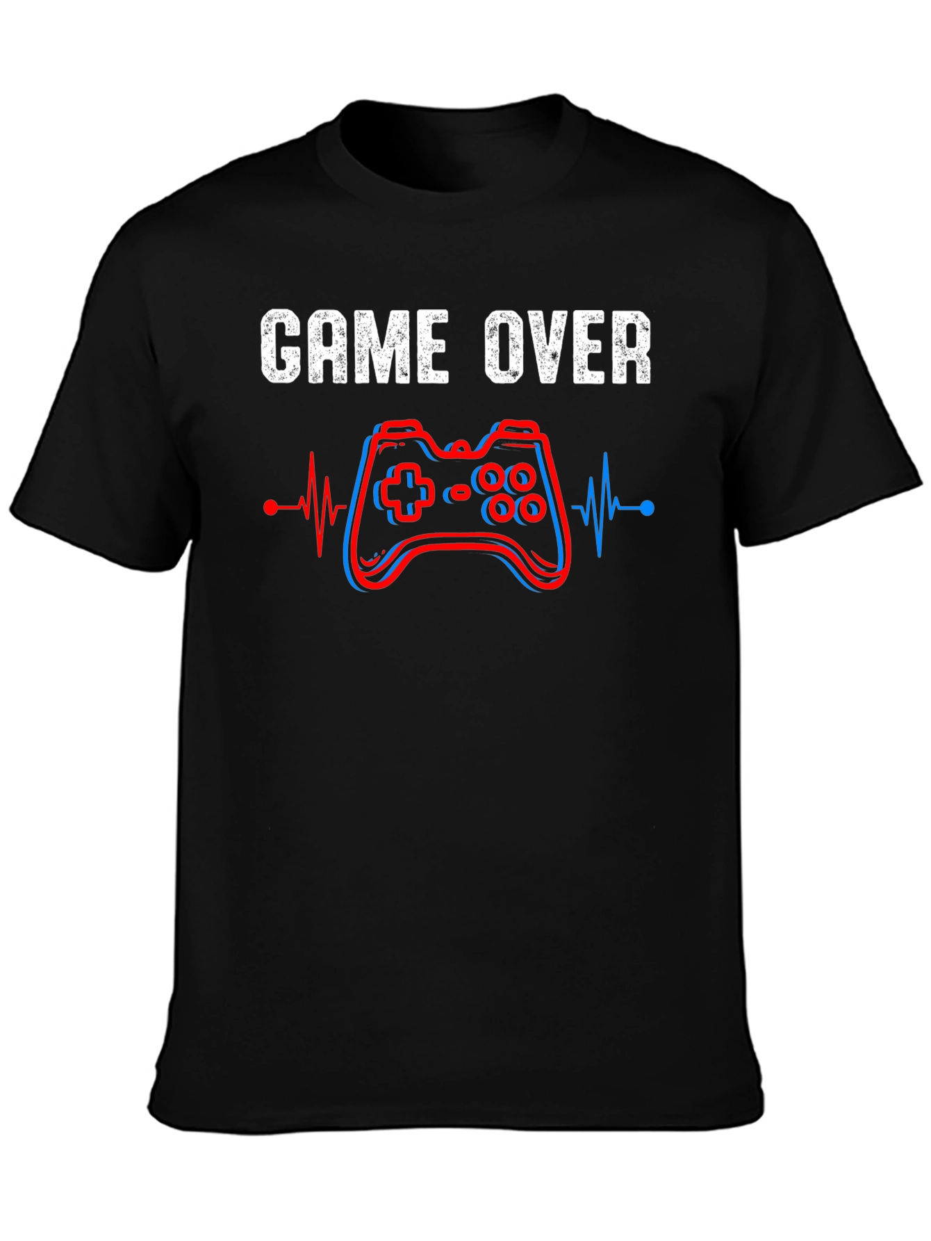 Game Over Controller Heartbeat T-Shirt