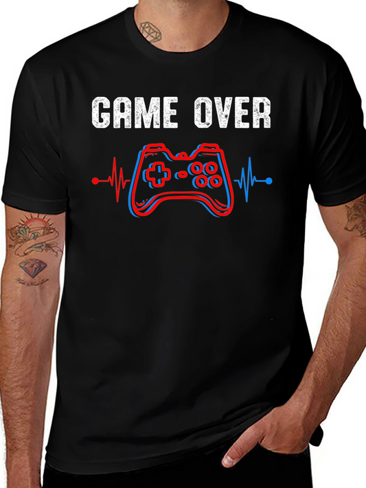 Game Over Controller Heartbeat T-Shirt