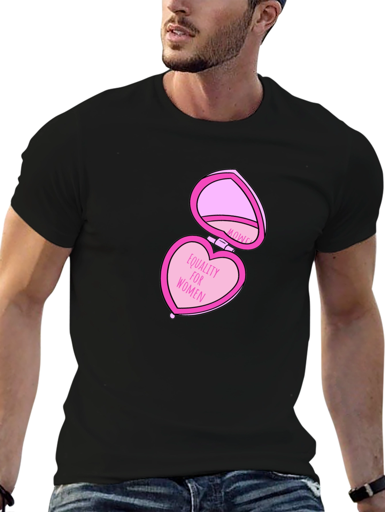 Equality For Women Heart-Shaped Locket T-Shirt