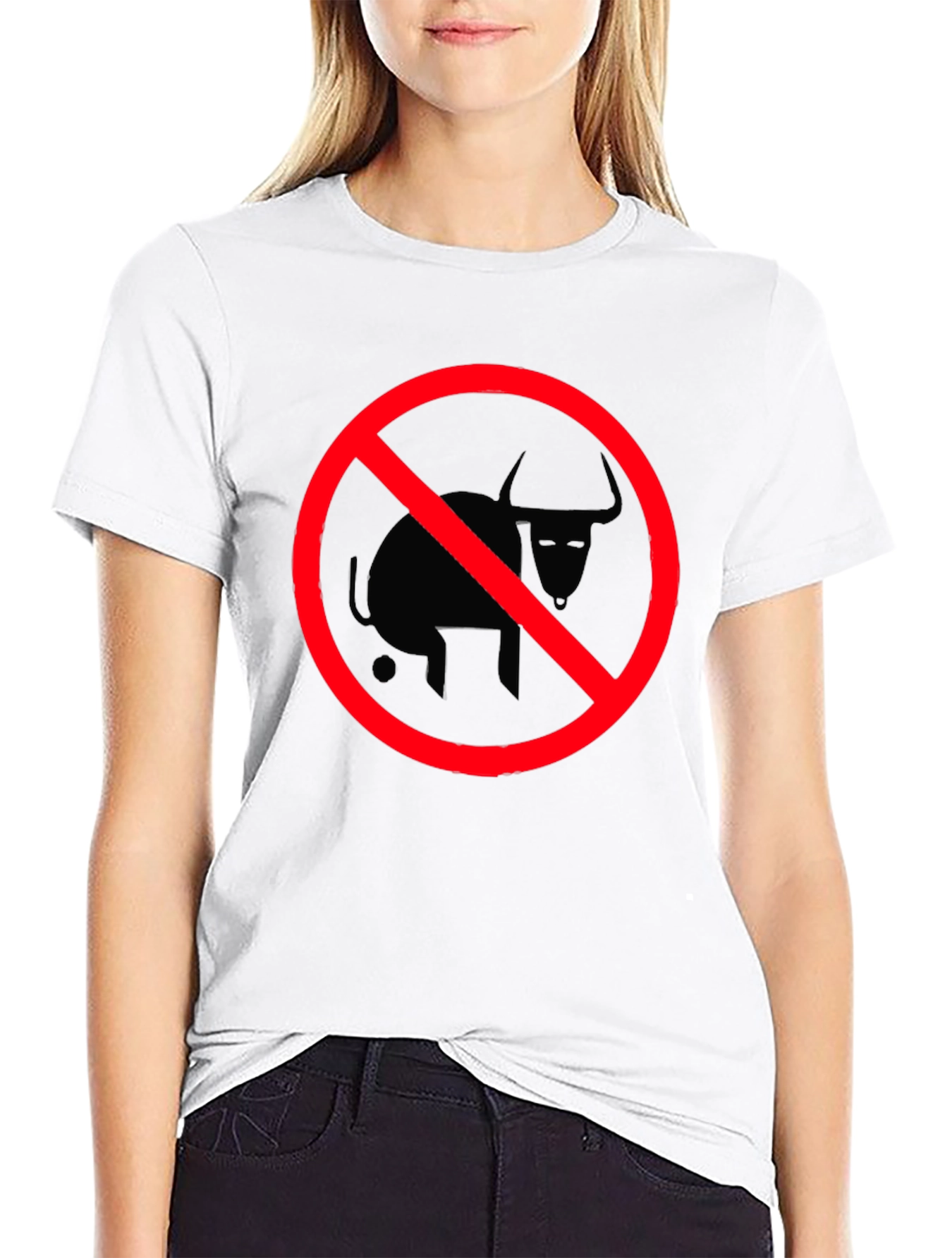 Anti-Bull T-Shirt: No Bull Zone - Casual Black Tee