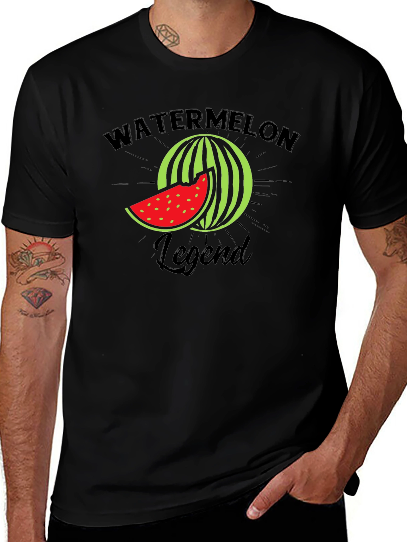 Watermelon Legend Graphic T-Shirt