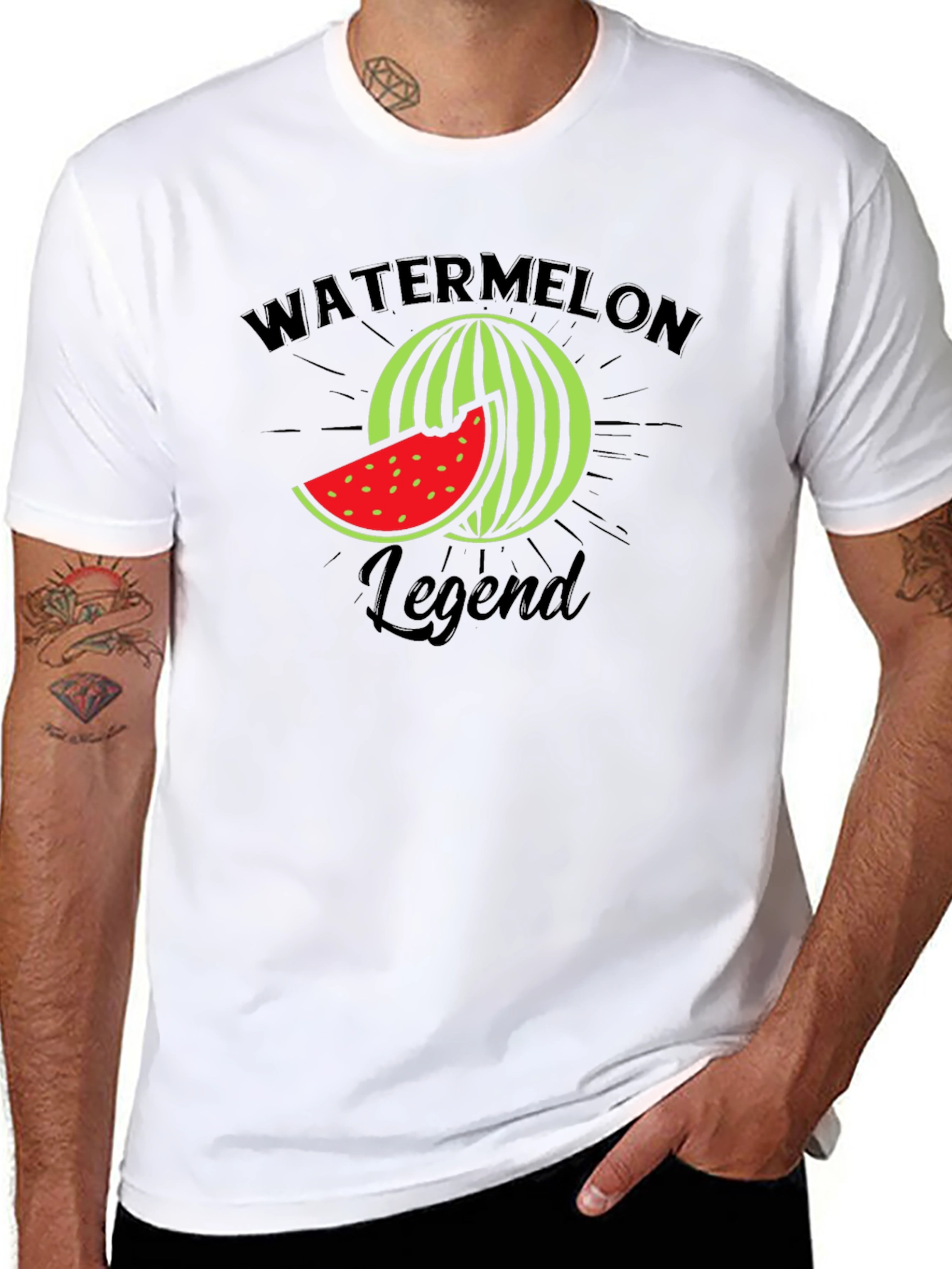 Watermelon Legend Graphic T-Shirt