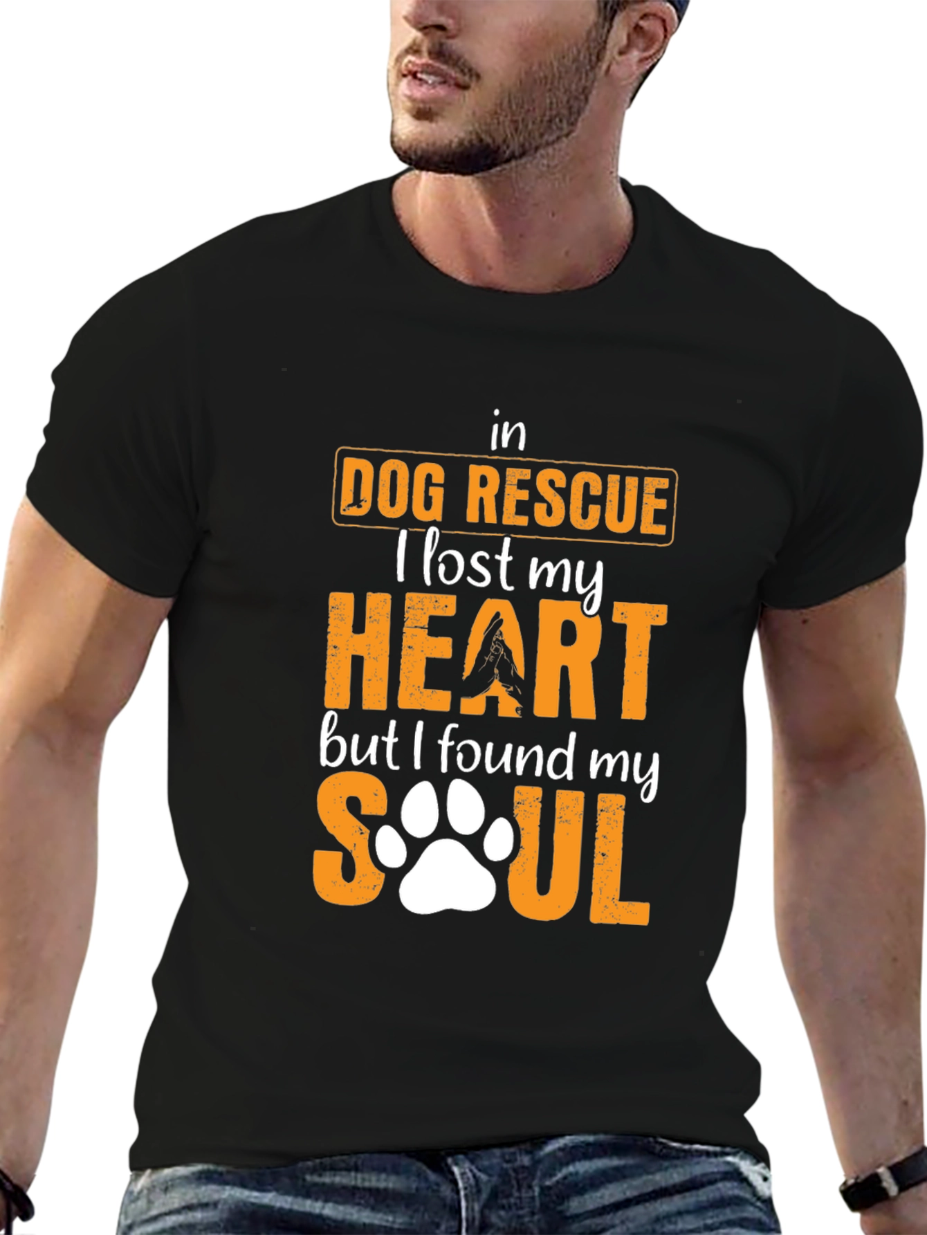 Dog Rescue Heart & Soul Tee