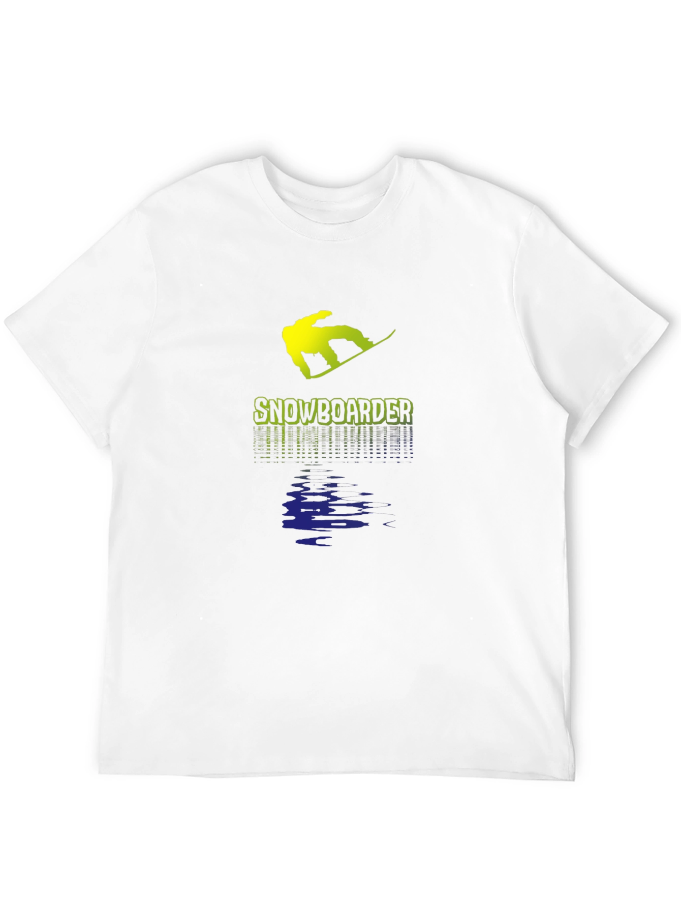 Snowboarder Graphic T-Shirt - Black Cotton Tee