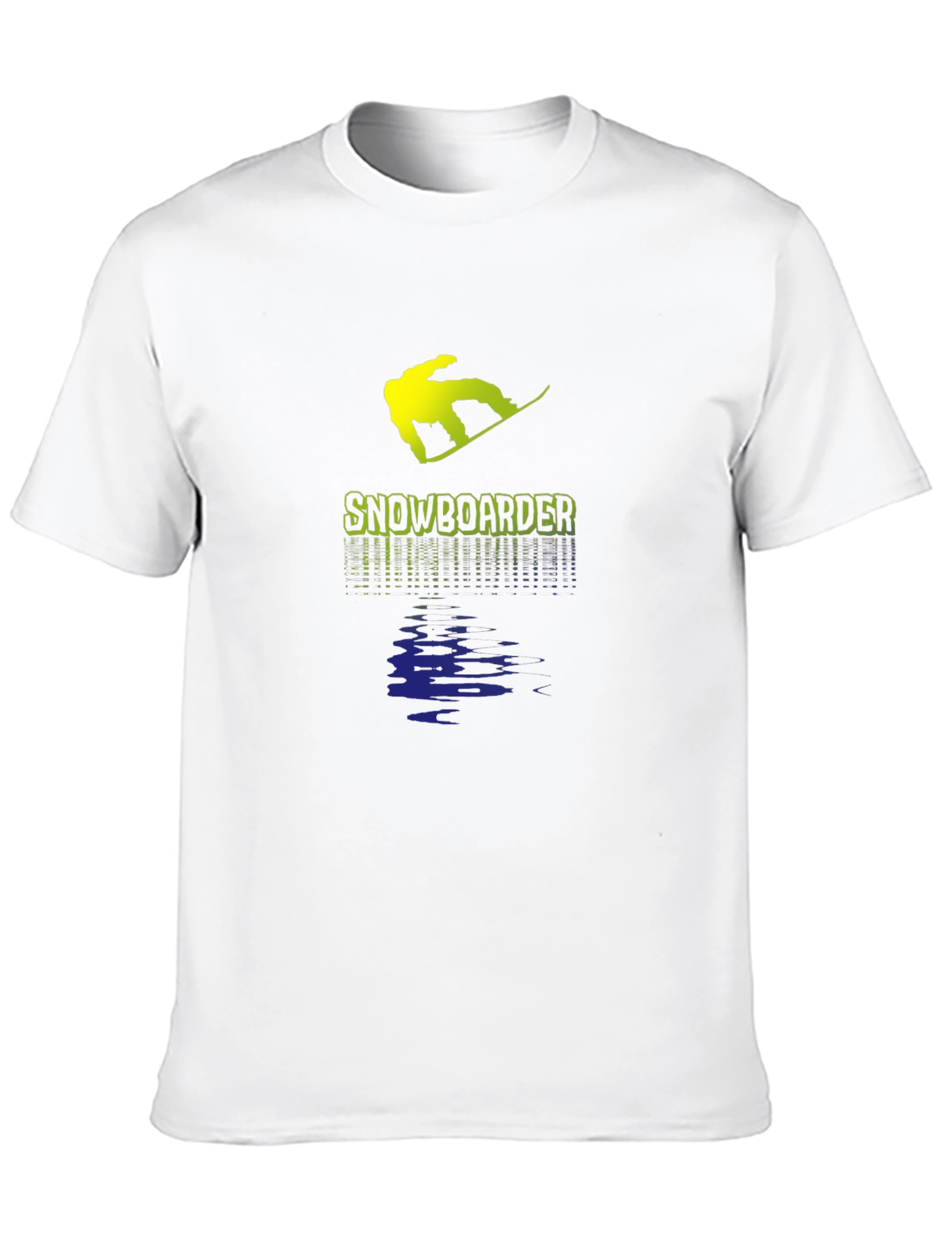 Snowboarder Graphic T-Shirt - Black Cotton Tee