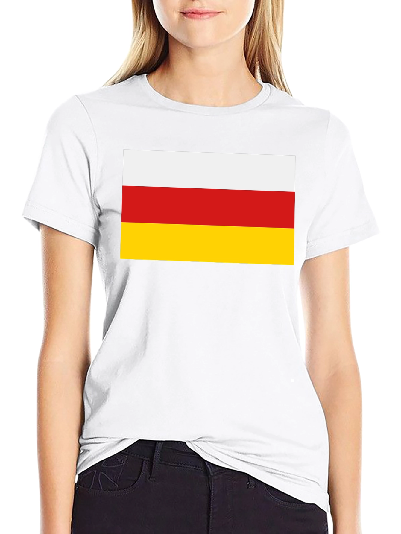 South Ossetia Flag Graphic T-Shirt