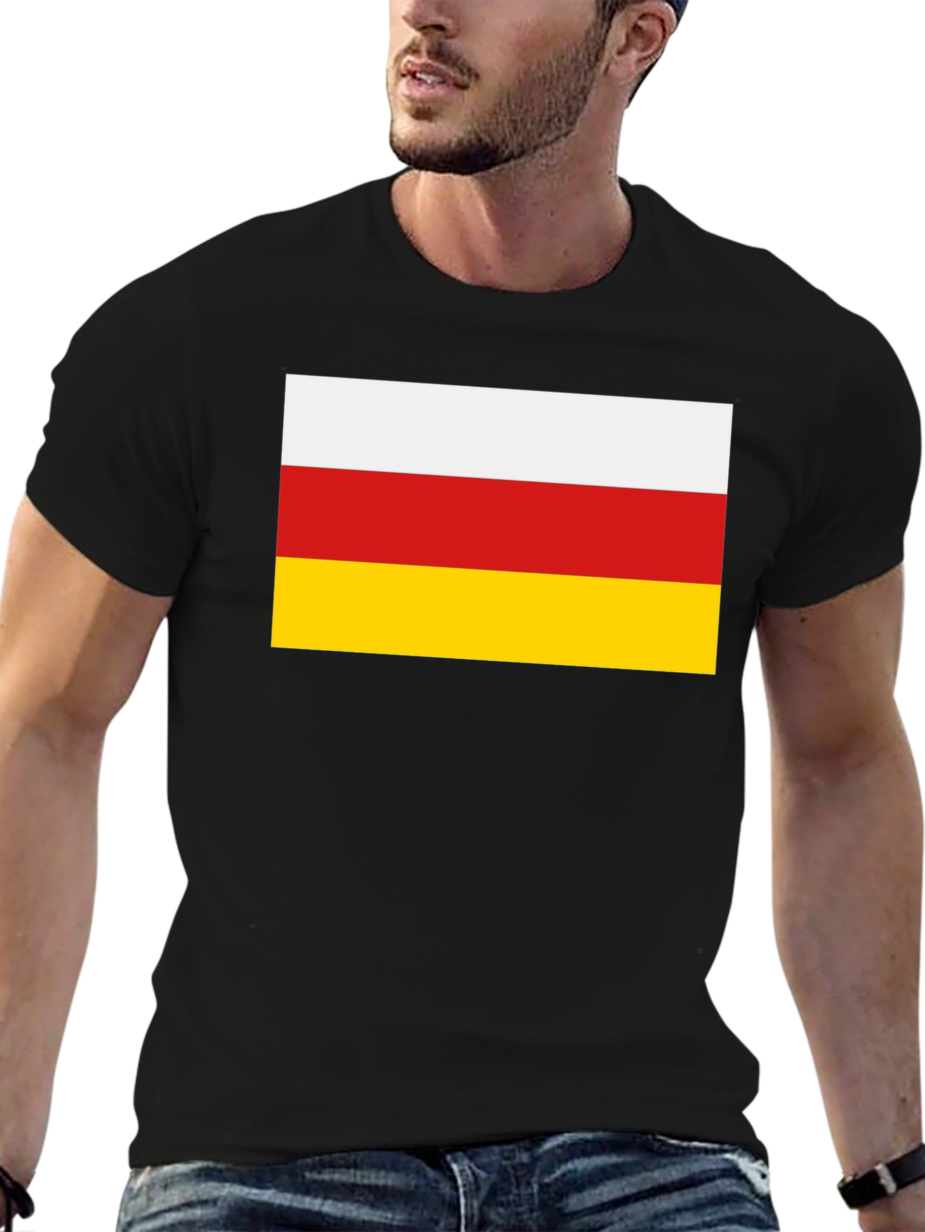 South Ossetia Flag Graphic T-Shirt