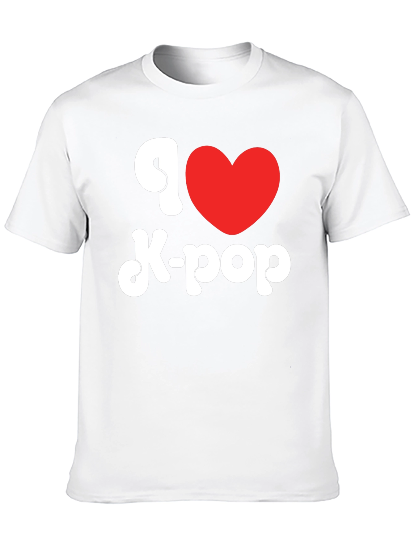 I Heart K-Pop Graphic Tee - Black