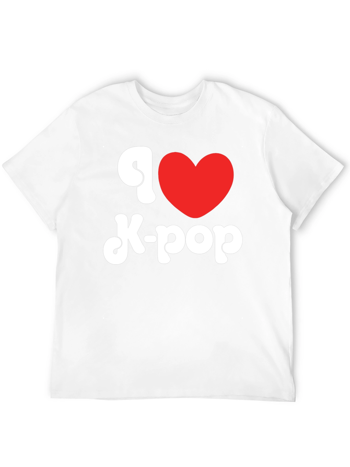 I Heart K-Pop Graphic Tee - Black