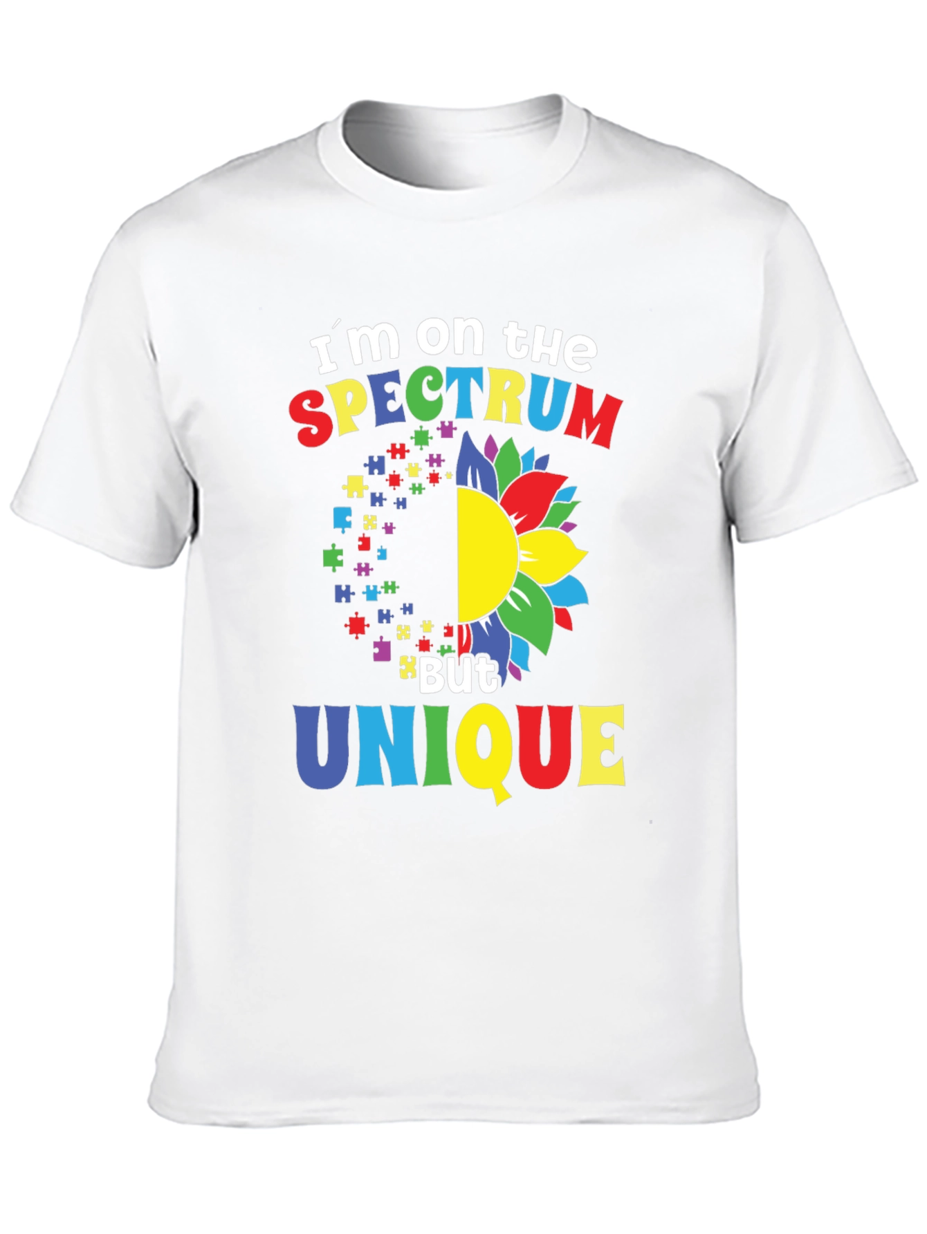Spectrum Unique T-Shirt - Autism Awareness Design