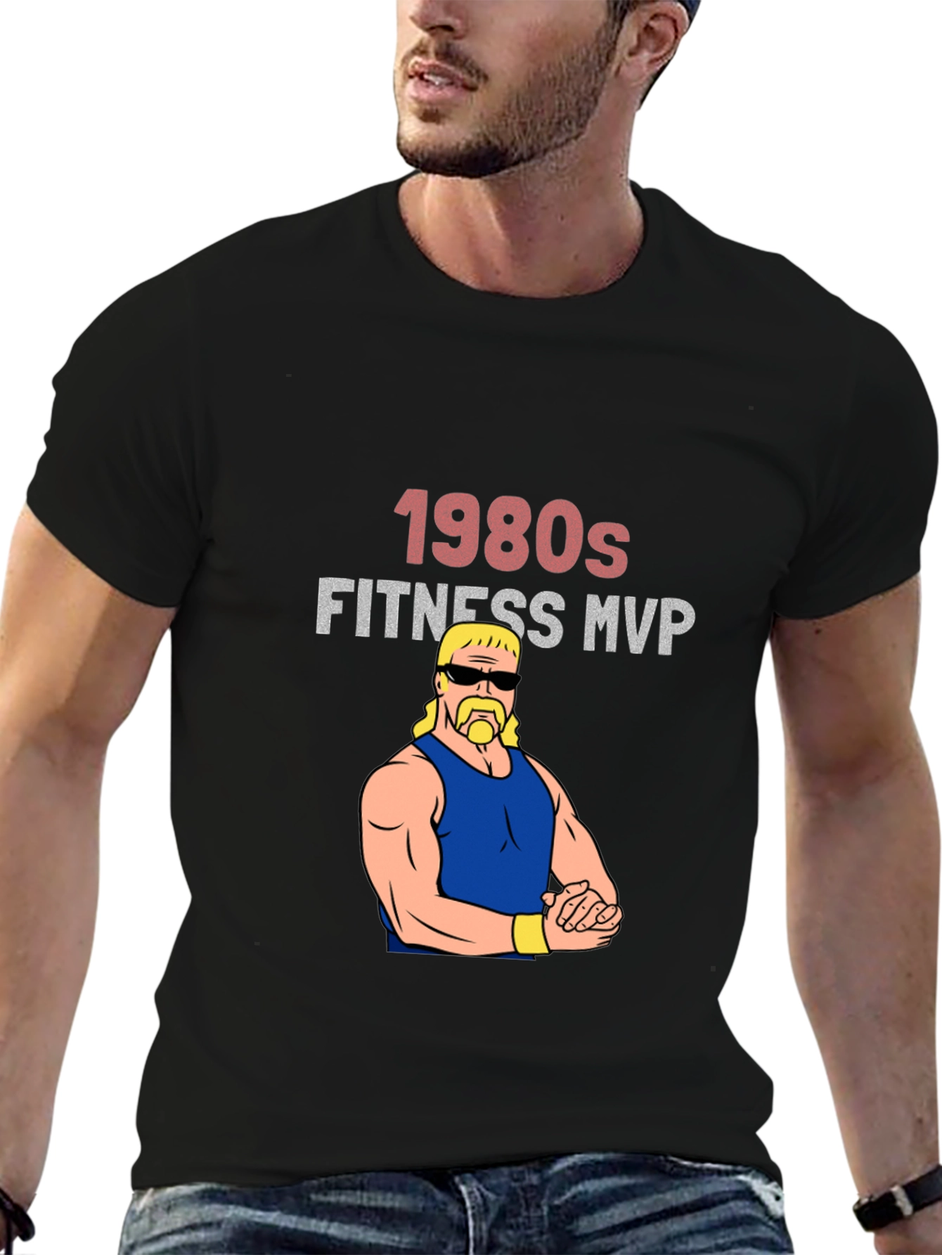 1980s Fitness MVP Graphic Tee