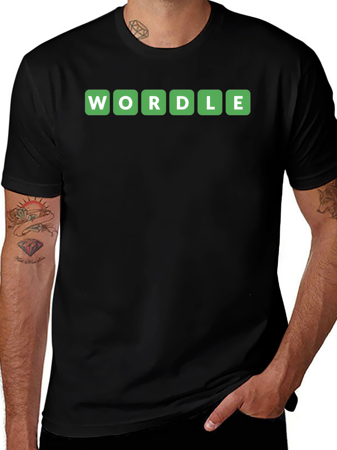 Wordle T-Shirt - Black
