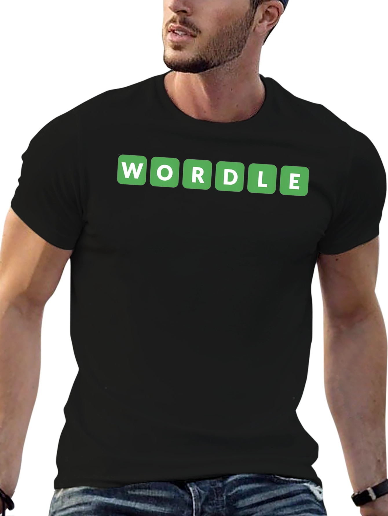 Wordle T-Shirt - Black