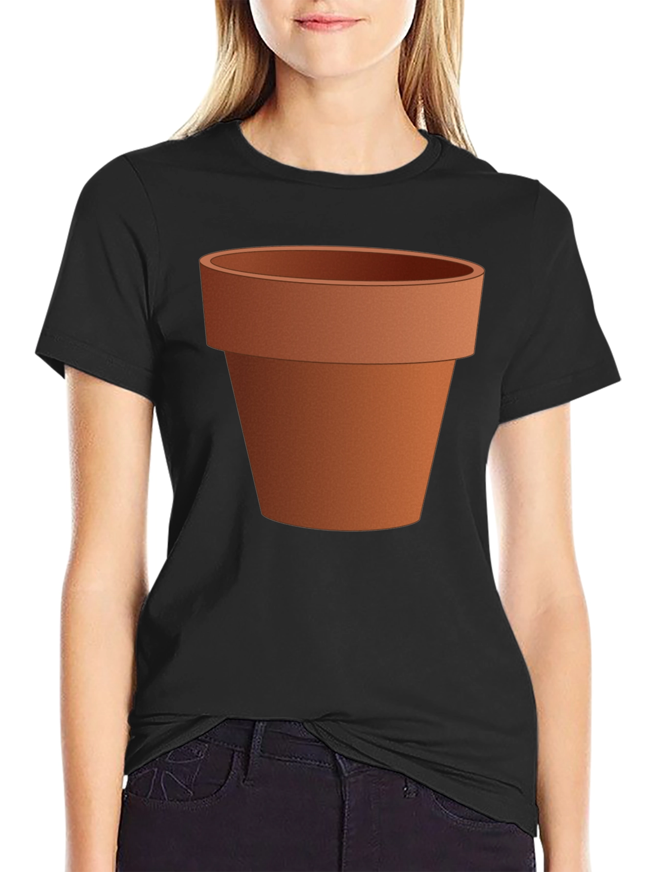 Novelty Flower Pot Graphic Tee - Unisex