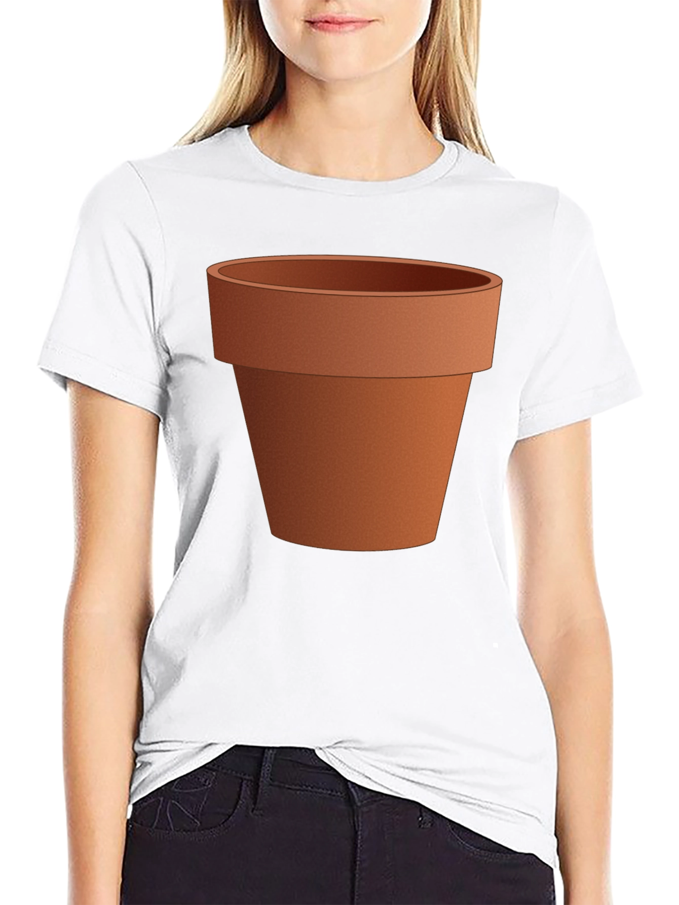 Novelty Flower Pot Graphic Tee - Unisex