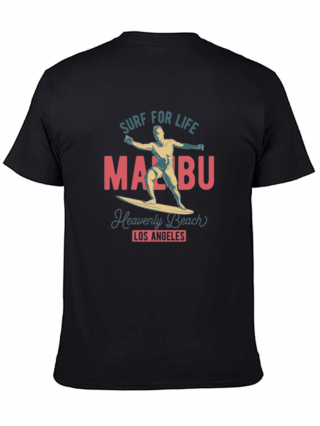 Malibu Surf T-Shirt - Heavenly Beach Los Angeles