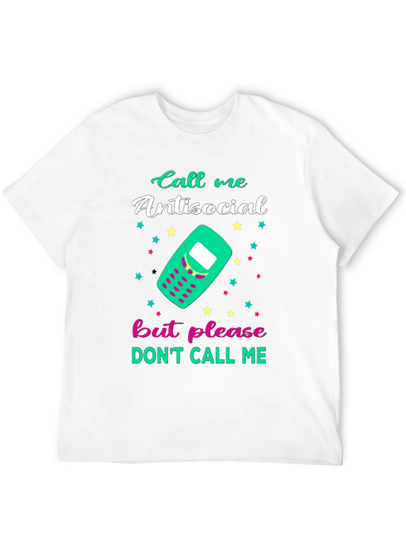 Antisocial Graphic Tee - Funny Novelty T-Shirt