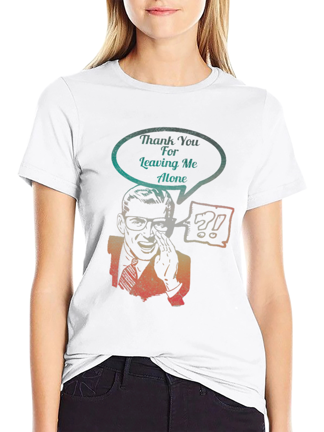 Sarcastic Graphic Tee - Leaving Me Alone