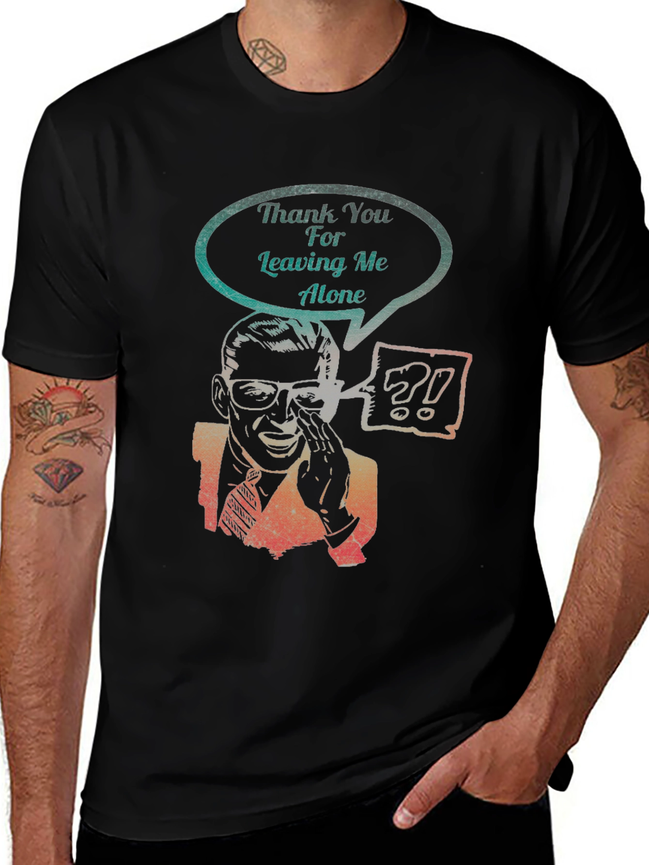 Sarcastic Graphic Tee - Leaving Me Alone