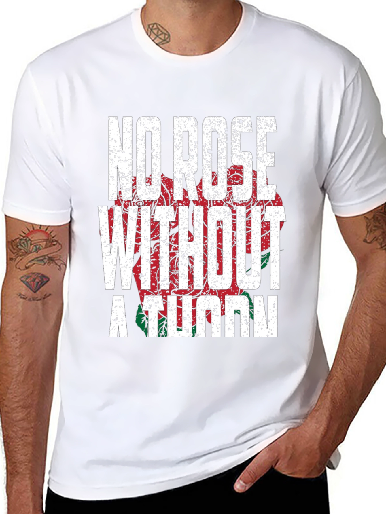 No Rose Without a Thorn Graphic T-Shirt