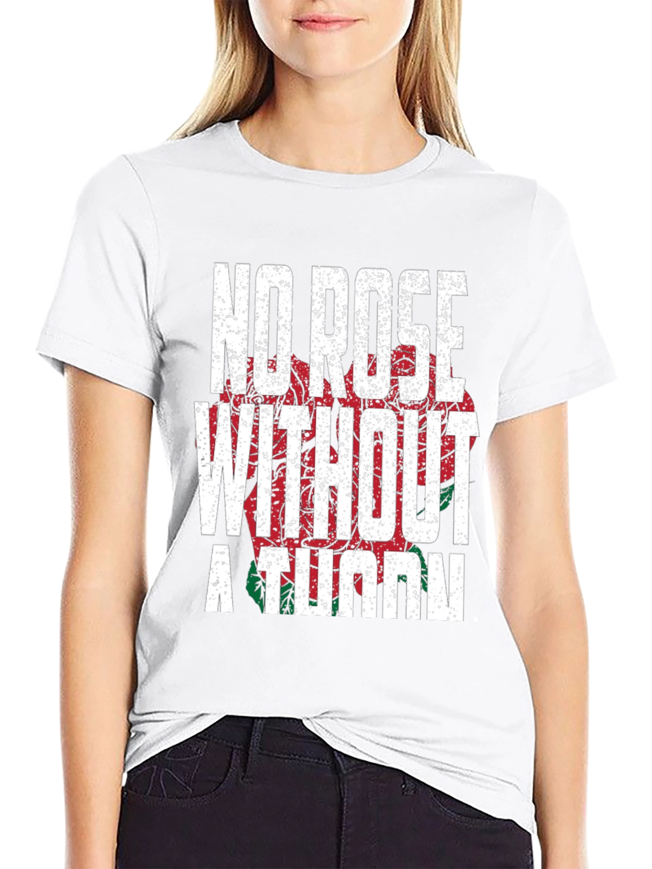 No Rose Without a Thorn Graphic T-Shirt