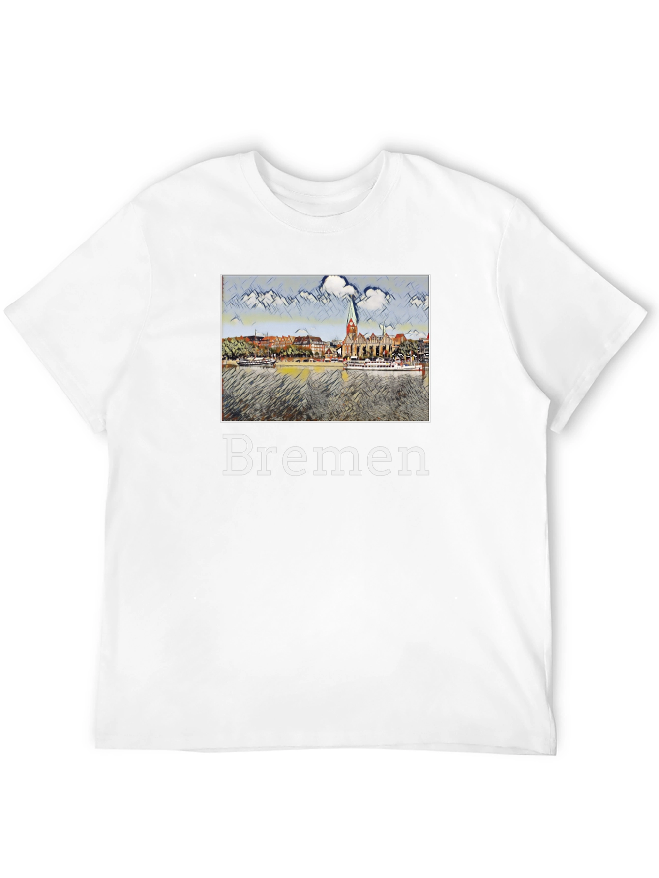 Bremen T-Shirt - Cityscape Graphic Tee