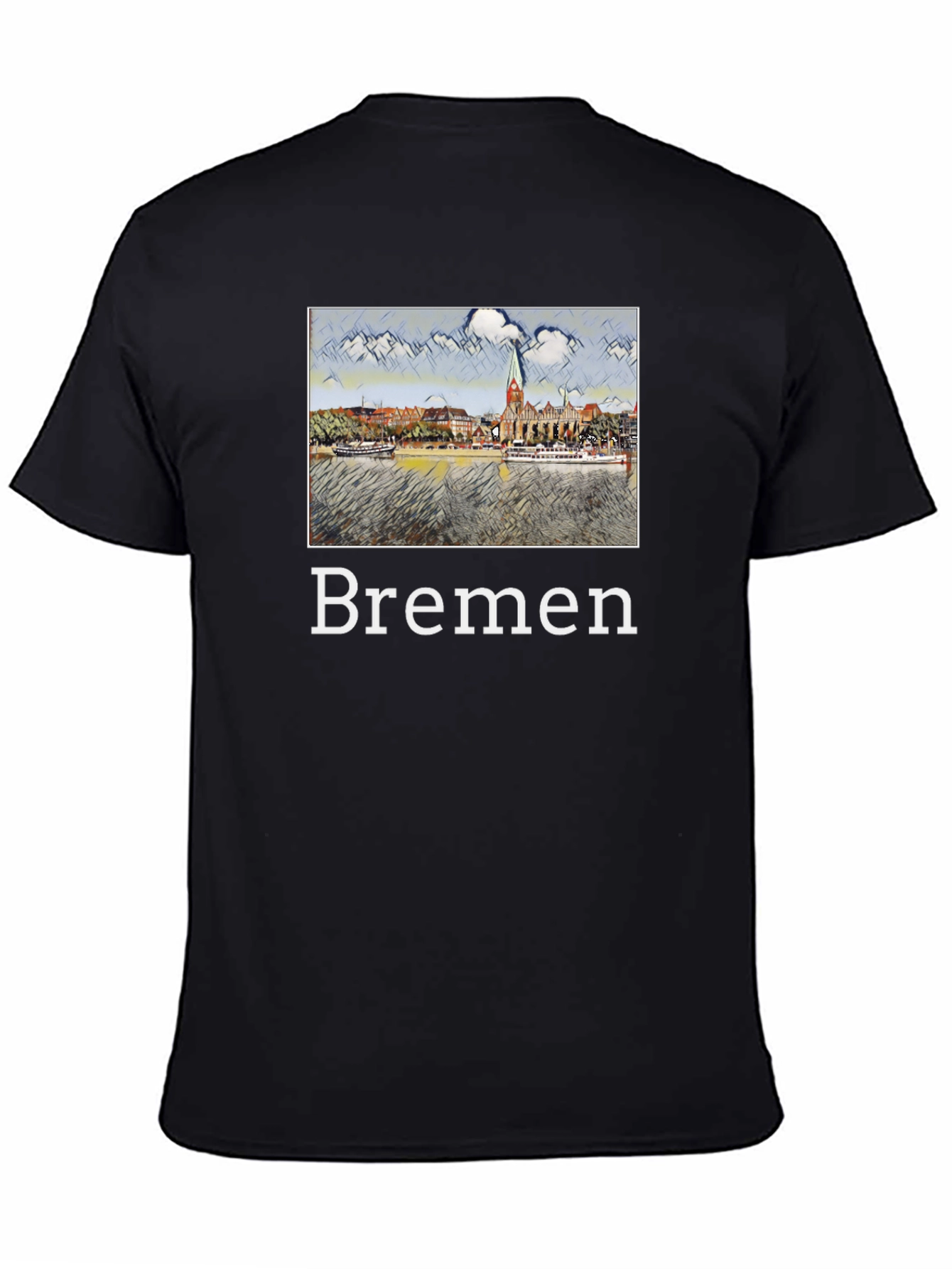 Bremen T-Shirt - Cityscape Graphic Tee